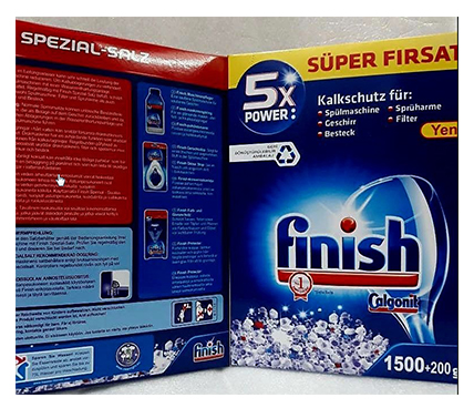 نمک آنزیم دارFinish1700gr