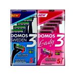 تیغ 3لبه دوموس5تایDOMOS